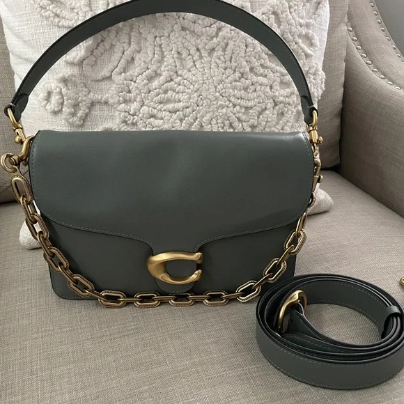 Coach Chain Tabby Shoulder Bag - Picture 1 of 12
